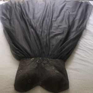 Pretty Gray Ball Gown